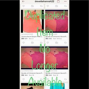 Bundle of 3 Victoria’s Secret Pink Oversized Tee